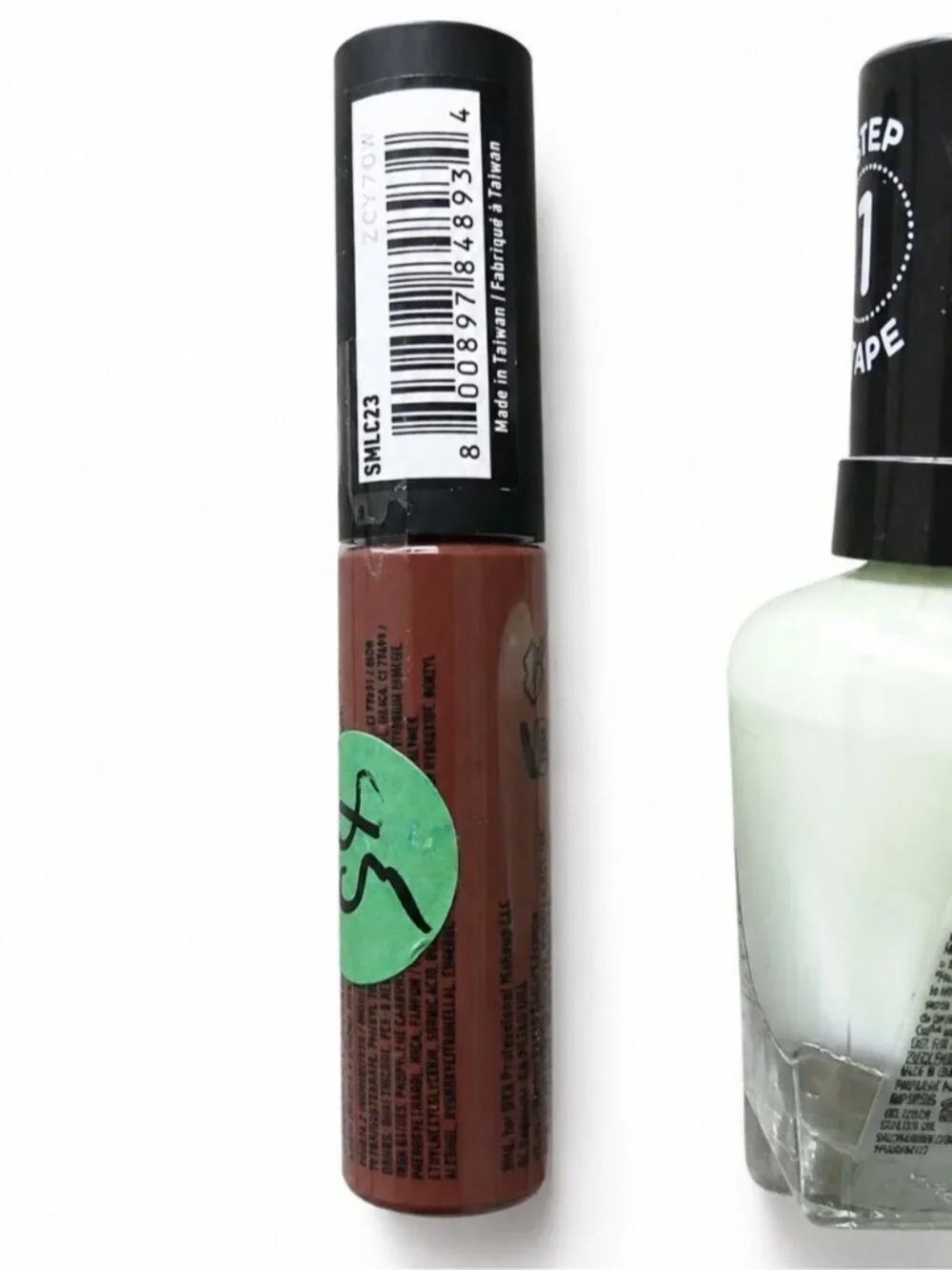 NYX Soft Matte Lip Cream SMLC23 + Sally Hansen Miracle Gel Neon Lemon Chiffon 05